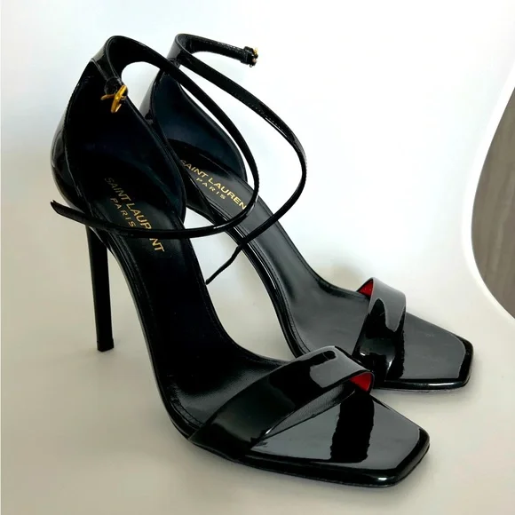 シューズ・サンダルその他 SAINT LAURENT Woman High heel shoes Black 799704AAAZY 1000 Yves Saint Laurent | Shoes | Ysl Black Patent Leather Heels